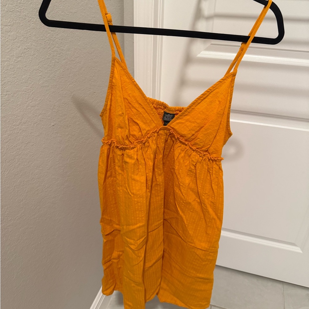 Wild Fable Mango Orange Flip Flop Dress